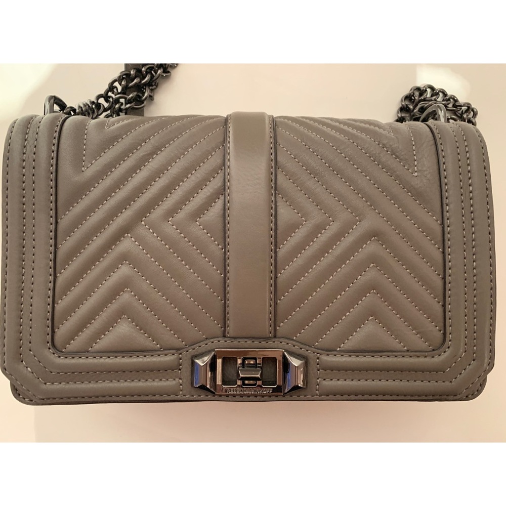 Rebecca Minkoff Chevron Love Quilted crossbody bag